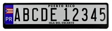 Puerto Rico Custom European License Plate picture