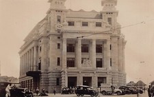 RPPC Singapore General Post Office 1920s Cars Automobile Photo Postcard D10 picture