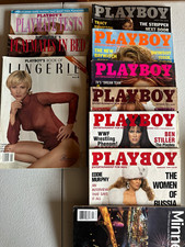 Playboy Magazine Lot Pictorial - Feb 1990, Sep 1995, Mar 1996, Nov 2000 picture