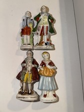 Made In Occupied Japan Figurines Lot of 4 Hand Painted picture