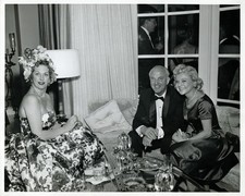 Hedda Hopper Van Johnson Sonja Henie 8x10 Photo 1955 Hollywood Party picture