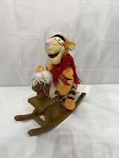 Singing Disney Christmas Rocking Horse Tigger Gemmy Winnie the Pooh - Works picture