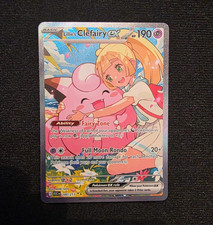Pokémon TCG Lillie's Clefairy ex 280/217 Secret Rare Full Art Holo picture