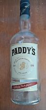 Paddy's Old Irish Whiskey Empty 750ml  Bottle picture
