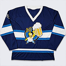FUNNY Beer Homer Simpsons Hockey Jersey FULL SIZES UJS47 picture