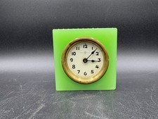 Uranium Glass Clock picture