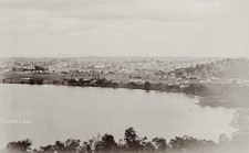 Fortitude Valley Brisbane Queensland Bay View Panorama Vtg. Photo 19thC. picture