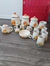 Vintage Arnel MUSHROOM  CANISTER  SET picture