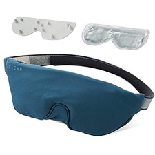 ELECOM Eye Mask with Hot and Cold Gel Pack and Acupressure Sheet - Warm Cool picture