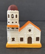 Colombian Folk Art Church Terracotta Pottery Mini Village Chapel Mompox Bolivar picture