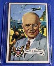 1952 Bowman US Presidents Set-Break # 36 Dwight D Eisenhower EX-MN picture