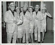 1965 Press Photo Mr. and Mrs. Charles Walgreen and guests in costume - lra59043 picture