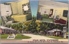c1950s STATESBORO, Georgia Postcard 