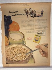 Original 1948 Cheerios Cereal Magazine Ad 