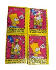1990 The Simpsons Sealed Wax Pack Topps (1 Pack) picture