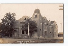 Turlock California CA RPPC Real Photo 1908 Swedish Mission Church picture