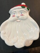 Vintage 1991 Santa/snack Serving Tray picture