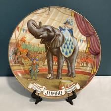 Ringling Bros And Barnum Bailey Circus Jumbo The Elephant Collectible Plate 1983 picture