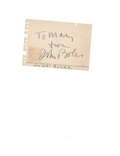 ACTOR JOHN BOLES AUTOGRAPH ACTOR FREDDIE STEWART AUTOGRAPH ON ALBUM PAGE picture