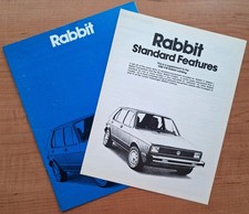 VW * 1980 Rabbit * Original Sales Brochure w/Tech Supplement *  picture