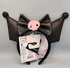 NEW Loungefly Sanrio Kuromi 20th Anniversary Ear Head Band picture