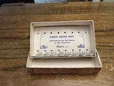 Napier #229 Vintage Cheese Server Mice In Original Box 1960s picture