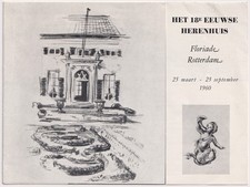 1960 Floriade Rotterdam 18th Century House Dutch Exhibition Souvenir Brochure picture