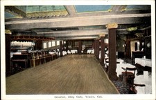 Venice California CA Ship Cafe Interior E. C. Kropp Co. c1910 Vintage Postcard picture
