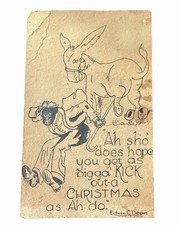 1930’s Comic Postcard Hand Drawn Illustration By Edwin C Dean picture