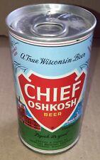 1972 Chief Oshkosh 12 Oz Beer Can-B/O And High Grade-NICE picture
