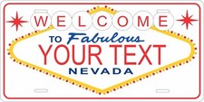 Nevada Vegas Fabulous Custom Personalized License plates Auto Bike Motorcycle picture