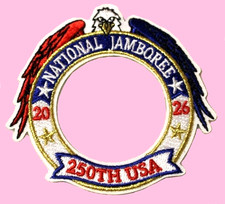 BEAUTIFUL 2026 NATIONAL JAMBOREE RING WORLD CREST 250 YEARS SCOUTING AMERICA picture