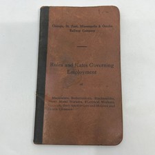 1924 Chicago, St. Paul, Minneapolis & Omaha Railway Company Rules & Rates TG6 picture