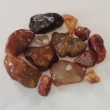 Carnelian Oregon Polished Tumbled for Cabbing  2.11  Pounds  picture