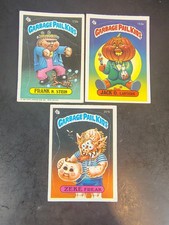 1986 Garbage Pail Kids GPK Halloween Monster Lot 112a 153a 201b Vintage Topps picture