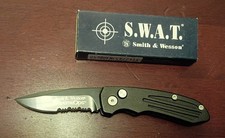 VINTAGE SMITH & WESSON SWAT EXTREME OPS SW40BS ASSISTED OPENING KNIFE MINT picture