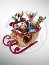 Jim Shore Disney Traditions -  A Sleigh Full of Joy Christmas Figurine picture