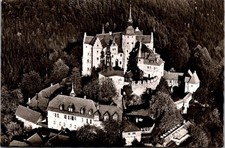 Burg Lauenstein Castle Surrounded Dense Forest Stamp Real Photo RPPC Postcard picture
