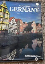 Vintage Cold War 1980 Germany Travel Poster – West German Artwork – Frankfurt D picture