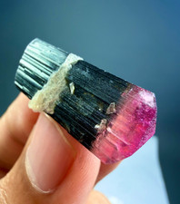 44 Carats Natural Pink Cap Terminated Tourmaline Crystal , Specimen @ Mineral picture