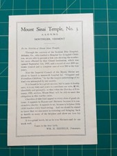 Mount Sinai Temple 1922 Masons, Shriners  pictures of crippled children picture