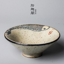 Antique Tea Cup Jingdezhen Tea Set Ceramic Japanese Coarse Pottery Cup Douli Cup picture