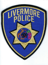 Livermore (Alameda County) CA California Police patch - NEW picture