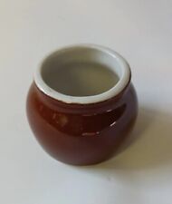 Hall Brown Ceramic Condiment Server  picture
