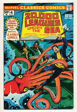 Marvel Classics Comics Issue #4 20,000 Leagues Under The Sea Jules Verne 6.5 FN+ picture