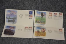 4 Different America The Beautiful First Day Of Issue Covers April 24 1981 picture