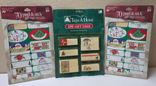 290 Vintage Christmas Paper Gift Tags Kmart & Walmart U.S.A 3 Packages  picture