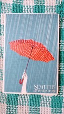 WOODEN AWESOME POST CARD SEATTLE WASHINGTON. picture