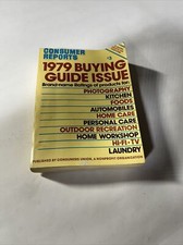 Paperback Consumer Reports Buying Guide 1979 Edition.  Home auto picture