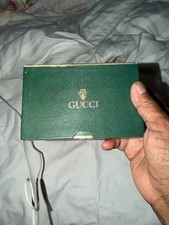 Authentic Gucci Vintage Playing Cards  Set 2 Decks Black & White Used Good picture